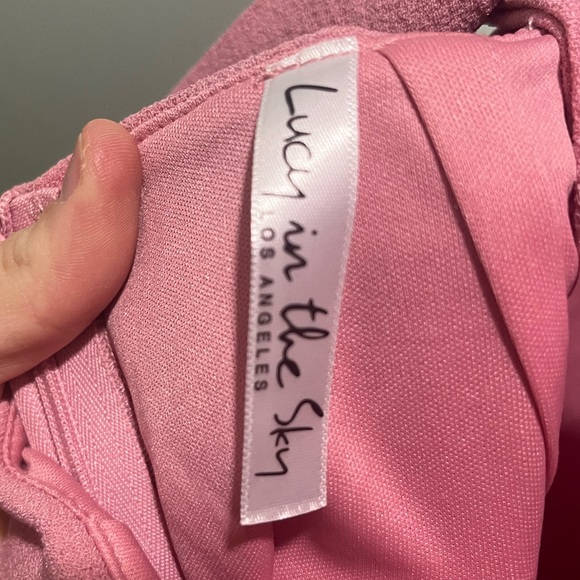 Lucy in the Sky Dress, Pink - Picture 4 of 4